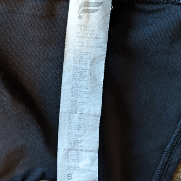 Fabletics Tech Knit Full Zip Hoodie Black Small - Picture 5 of 8